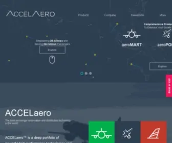 Accelaero.com(Accelerate the growth of your Airline ACCELaero) Screenshot