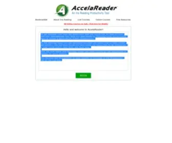 Accelareader.com(Speed Reading Tool (RSVP Reader)) Screenshot