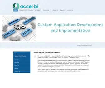 Accelbi.com(Monetize Your Critical Data Assets) Screenshot