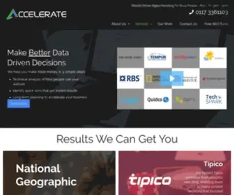 Accelerate-Agency.com(Digital Marketing Agency Bristol) Screenshot
