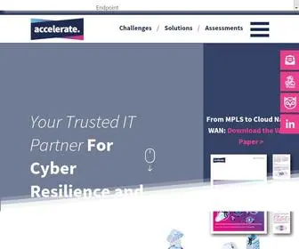 Accelerate-Technologies.com(Cyber Resilience & Digital Enablement IT Partner) Screenshot