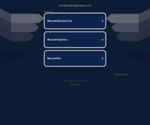 Accelerateddynamics.co(Accelerateddynamics) Screenshot