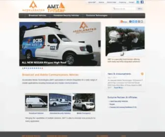 Acceleratedmt.com(Accelerated Media Technologies (AMT)) Screenshot