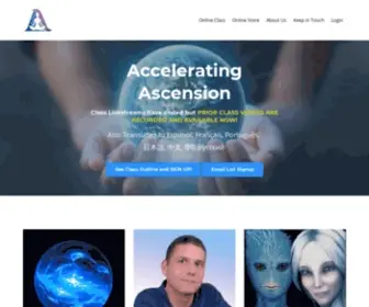Acceleratingascension.com(Accelerating Ascension Online Class) Screenshot