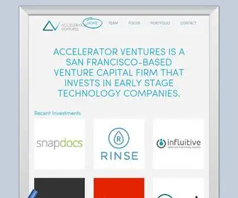 Acceleratorventures.com(Accelerator Ventures) Screenshot