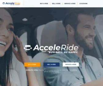 Acceleride.com(Buy or Sell a Car Online) Screenshot