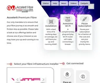 Accelerit.co.za(Accelerit Premium Fibre) Screenshot