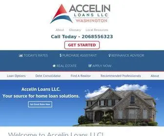 Accelinloans.com(Accelin Loans LLC) Screenshot