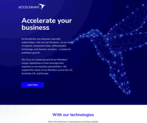 Accelins.com(Accelerant) Screenshot