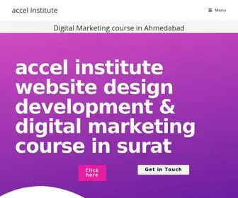 Accelinstitute.in(Digital Marketing course in Ahmedabad) Screenshot