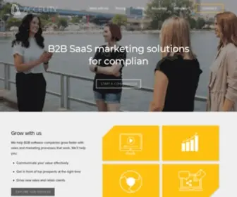Accelitymarketing.com(B2B Marketing Agency) Screenshot