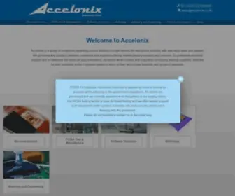 Accelonix.co.uk(Microelectronics) Screenshot