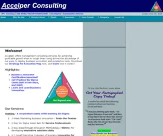 Accelper.com(Accelper Consulting) Screenshot