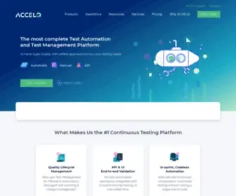 Accelq.com(AI powered Codeless Test Automation qa tool) Screenshot