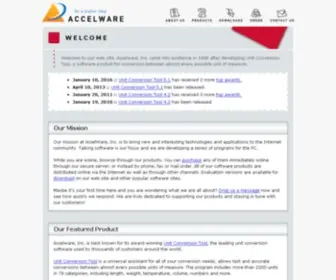 Accelware.com(AccelWare, Inc) Screenshot