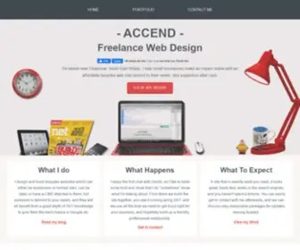 Accend4Web.co.uk(Web Design South Wales) Screenshot
