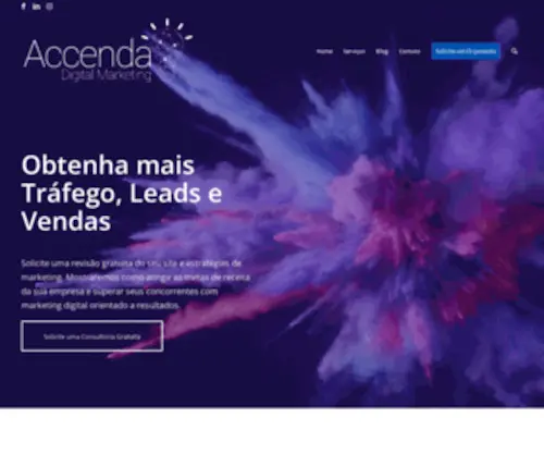 Accendadigital.com.br(Accenda Digital) Screenshot