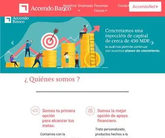 Accendo.com.mx(Banco Global de M) Screenshot