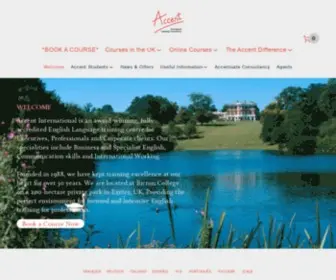 Accent-International.co.uk(Accent) Screenshot