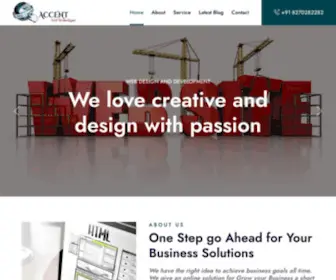 Accent-Web-Technologies.com(Web Design Company in North Carolina) Screenshot