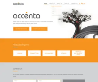 Accentausa.com(Accénta) Screenshot