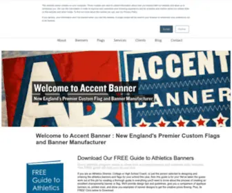 Accentbanner.com(Accent banner and flag) Screenshot