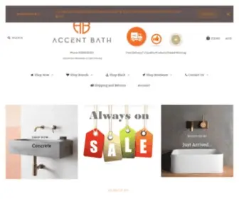 Accentbathrooms.com.au(Accent Bath) Screenshot