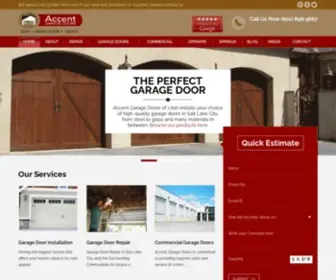 Accentgaragedoorsutah.com(Garage Doors) Screenshot
