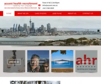 Accent.net.nz(Accent Health Recruitment) Screenshot