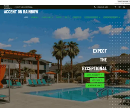 Accentonrainbow.com(Apartments for Rent in Las Vegas) Screenshot