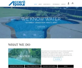 Accentpools.com(HOME) Screenshot