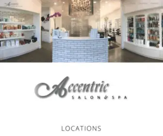 Accentricsalons.com(Accentric Salons) Screenshot