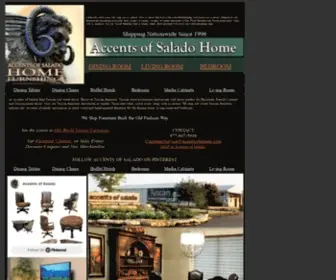 Accentsofsalado.com(Custom Furniture Hand Made at Accents of Salado) Screenshot