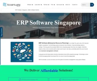 Accentuate.com.sg(ERP Software Singapore) Screenshot