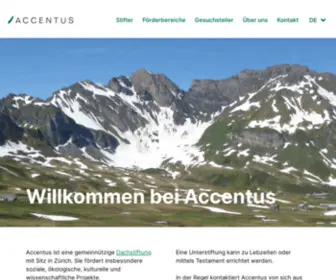 Accentus.ch(Willkommen bei Accentus) Screenshot