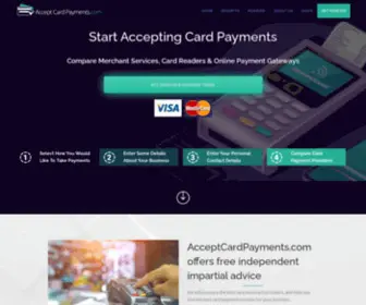 Acceptcardpayments.com(Accept card payments) Screenshot