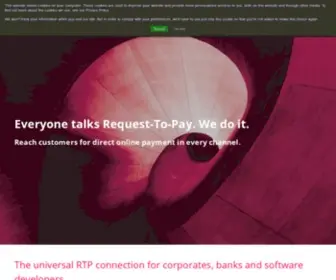 Accepteasy.com(Payment requests bring happier customers by letting people use online payment methods to pay bills & reminders directly from email) Screenshot