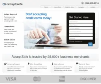 Acceptsafe.com(The forefront of compliance & commerce) Screenshot