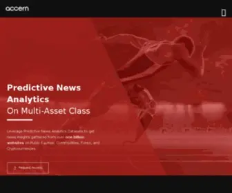 Accern.com(The Most Advanced No) Screenshot