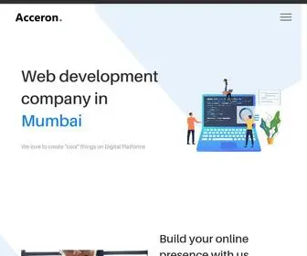 Acceron.in(Website company) Screenshot