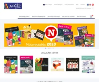 Acces-Editions.com(ACCÈS) Screenshot