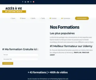 Accesavie.com(Accès à VIE ™️) Screenshot