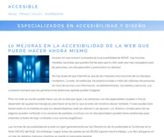 Accesible.com.ar(Accesibilidad y diseño urbano edilicio o web) Screenshot