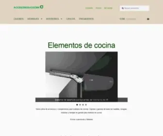 Accesorioscocina.com(Accesorios para mobiliario de cocina de venta online) Screenshot