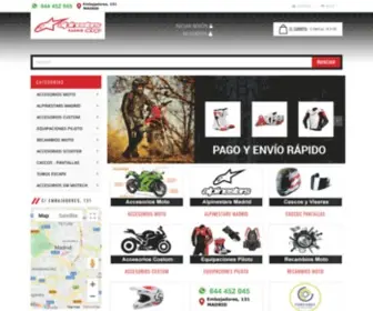 Accesoriosmoto.com(ACCESORIOS MOTO Y RECAMBIOS) Screenshot