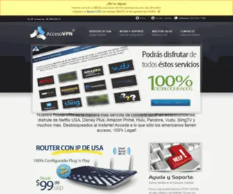 AccesoVPN.com(Acceso VPN) Screenshot