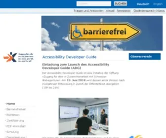 Access-For-ALL.ch(Ihr Kompetenzzentrum für digitale Barrierefreiheit) Screenshot