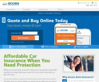 Access-Insurance.com(Access Auto Insurance) Screenshot
