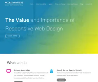 Access-Matters.com(Access matters) Screenshot
