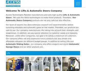 Access-PK.com(Lifts & Automatic Doors) Screenshot